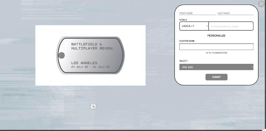 Battlefield 6 reveal: name tags